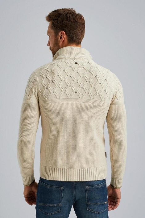 PME legend half zip collar cotton mix yarn